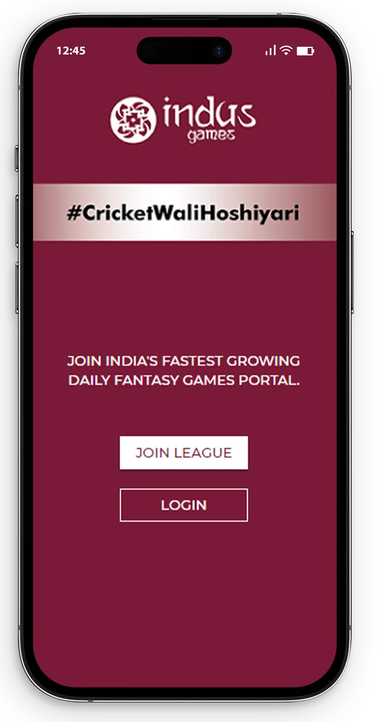 Indus Games Fantasy cricket App